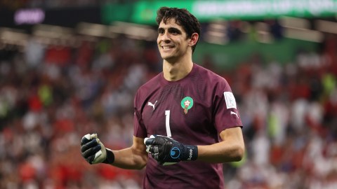 Yassine Bounou, portero de la selección de Marruecos.