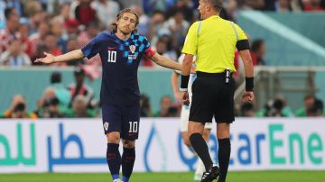 Luka Modric cuestionó la actuación del árbitro  Daniele Orsato.
