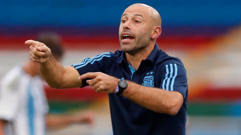Javier Mascherano dirige a la Selección Argentina Sub-20.