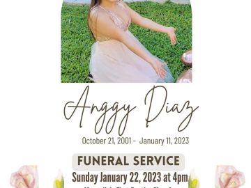Funeral Anggy Diaz en Texas, decapitada por su esposo