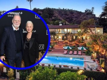 La mansión de Helen Mirren y Taylor Hackford estuvo disponible para alquilar durante un tiempo.