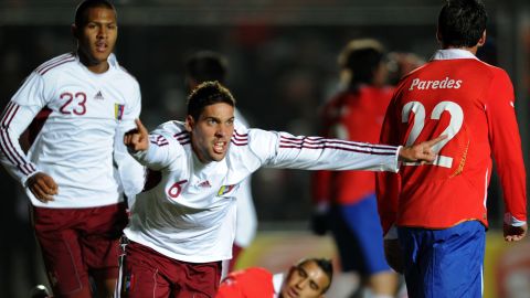 El venezolano marcó un gol ante Chile en Copa América 2011