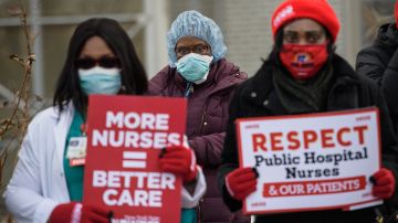 Enfermeras NYC Huelga