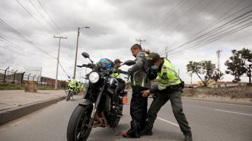 COLOMBIA-POLICE-ATTACK