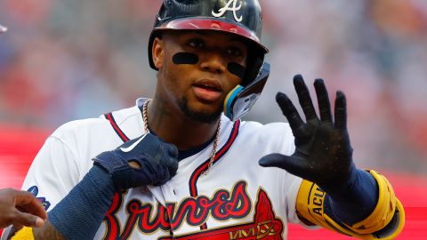 El venezolano juega para los Atlanta Braves