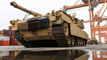 Tanques Abrams que Estados Unidos enviará a Ucrania.