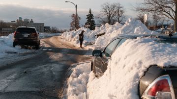 Nieve en Buffalo, NY
