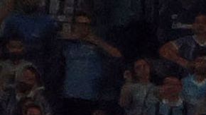 Uruguayan forward Luis Suarez (C) poses for a picture with his family during his official presentation at the Arena do Gremio Stadium in Porto Alegre, Brazil, on January 4, 2023. - Uruguayan international striker Luis Suarez has signed a two-year contract with Brazilian club Gremio. (Photo by SILVIO AVILA / AFP) (Photo by SILVIO AVILA/AFP via Getty Images)