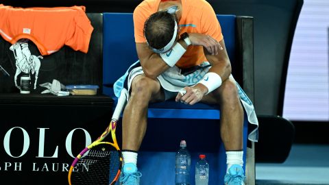 Rafael Nadal que tener que irse de la competición es "frustrante y difícil de aceptar".