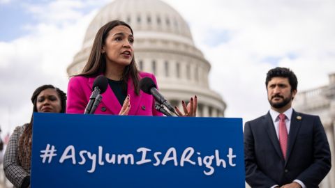 La representante Alexandria Ocasio-Cortez.