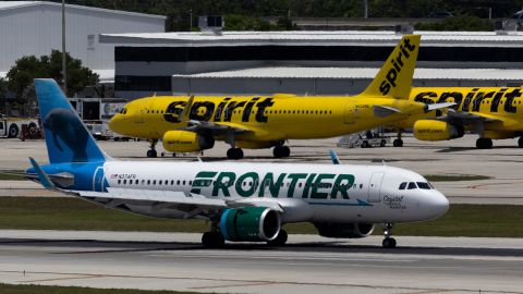 Aviones de Spirit y Frontier