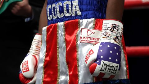 Imagen referencial de  Claressa Shields, quien defendió a la trabajadora del local de New York.