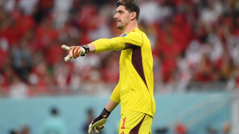 Courtois viene de ganar la Champions League con el Real Madrid