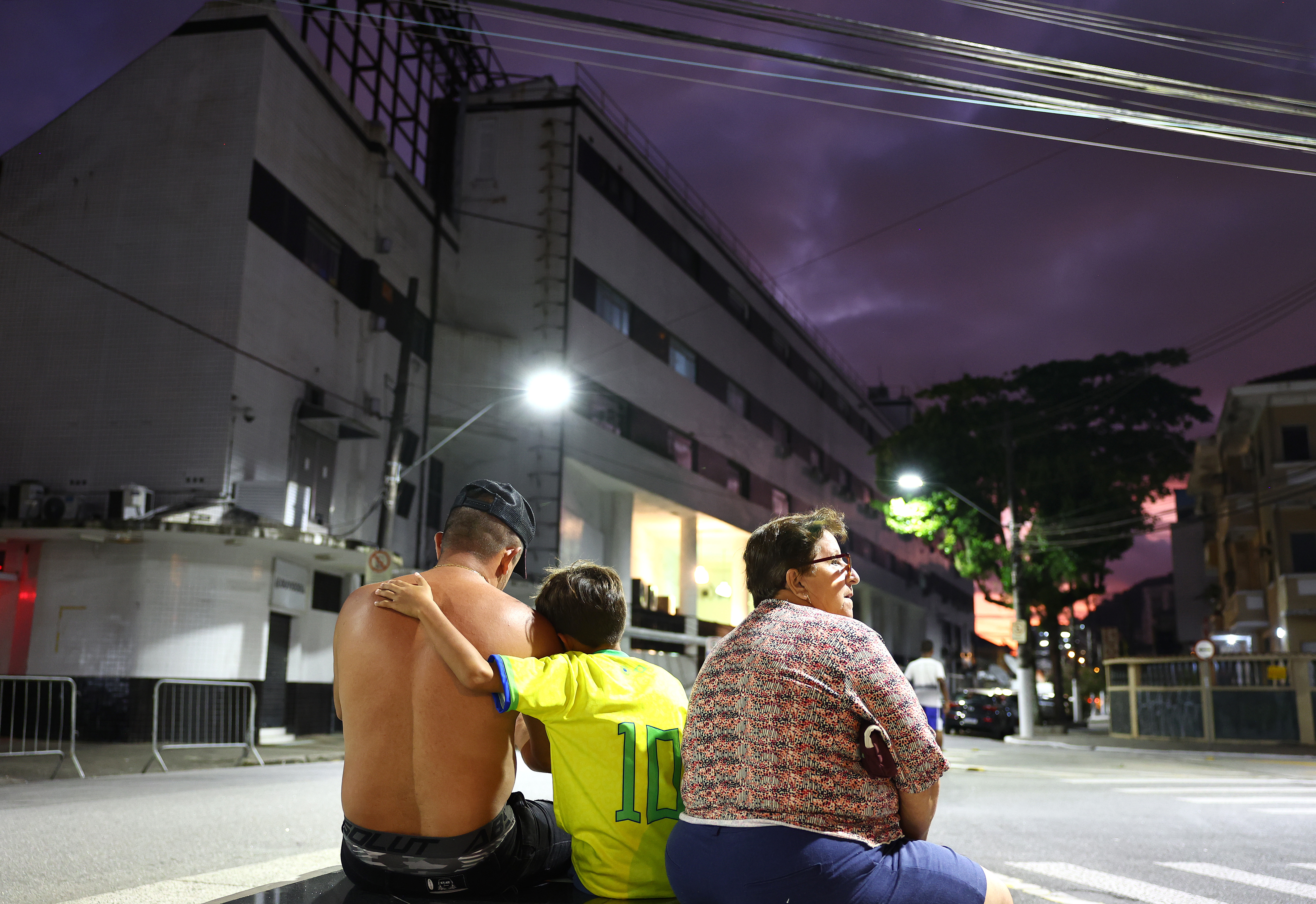 Así está el estadio Vila Belmiro, casa del Santos FC, a horas de que inicie el funeral de Pelé