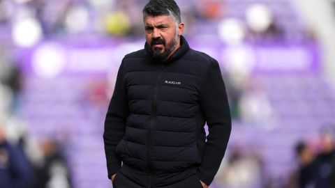 Gennaro Gattuso durante un partido ante Valladolid.