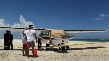 Small Aircraft Makes Emergency Landing On Miami Beach