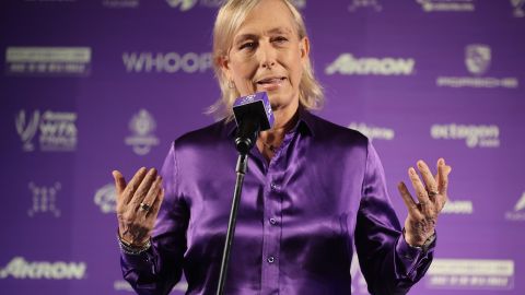 Martina Navratilova responde a la muestras de cariño tras su doble diagnostico de cáncer