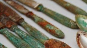 Fotos de algunas de las piezas encontradas en Łódź.