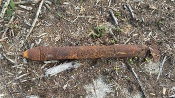 El cohete de entrenamiento de la Segunda Guerra Mundial se encontró en un patio de Florida.