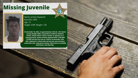 Jontae Solomon Haywood murió tras un supuesto accidente de arma de fuego.