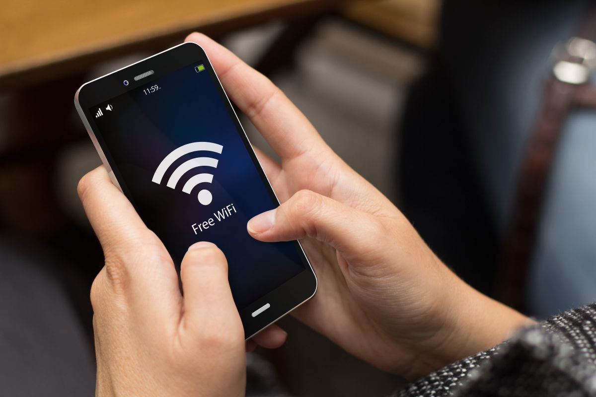 Why should you turn off Wi-Fi on your cell phone when you leave home?