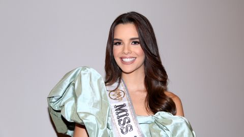 La modelo Amanda Dudamel quedó como primera finalista en el Miss Universo 2022.