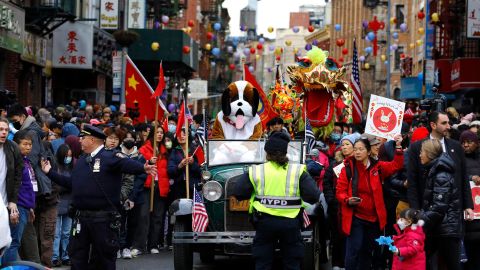Celebración del año Nuevo Lunar