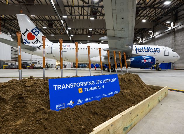 Inician obras de nueva Terminal 6 en el aeropuerto JFK