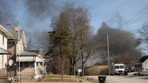 Accidente de tren en Ohio