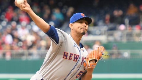 Carlos Carrasco, pitcher de los New York Mets.