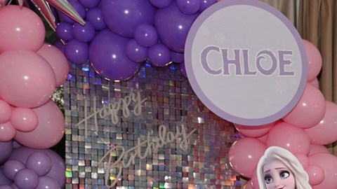 Carolina Sarassa le festejó los 4 años a su hija Chloé