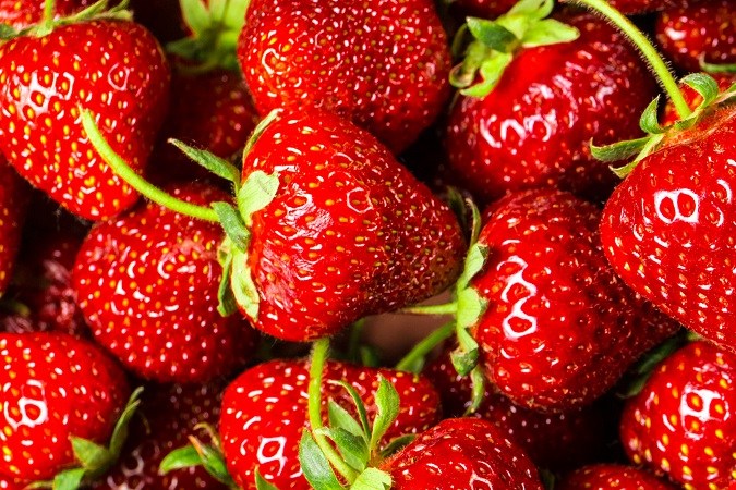 Fresas saludables para el corazón