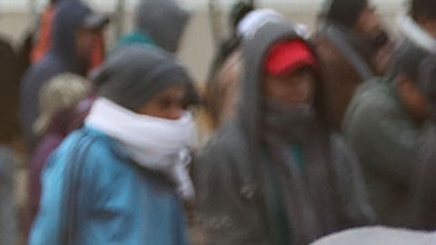 Thousands Of Migrants Wait To Enter U.S At Small Texas Border Crossing