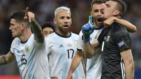 El arquero Franco Armani en la selección Argentina