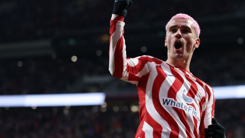 Antoine Griezmann con el Atlético de Madrid.