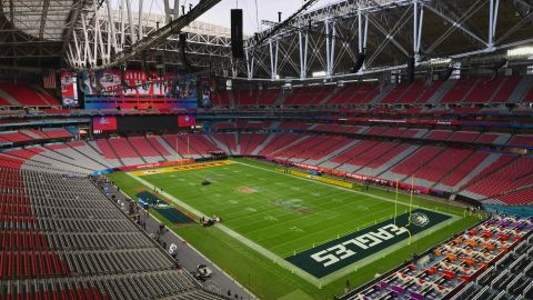 Panorámica del State Farm Stadium de Glendale, Arizona.