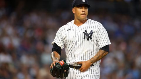 Frankie Montás durante un encuentro ante Toronto Blue Jays.