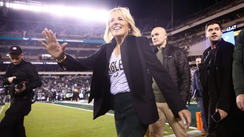 Jill Biden nunca ha ocultado su afición por los Eagles.