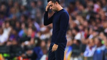 Xavi Hernández asumió la culpa de la derrota ante Ameria. / Foto: Getty Images