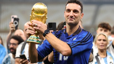 Scaloni viene de ganar Copa América y Mundial con Argentina.