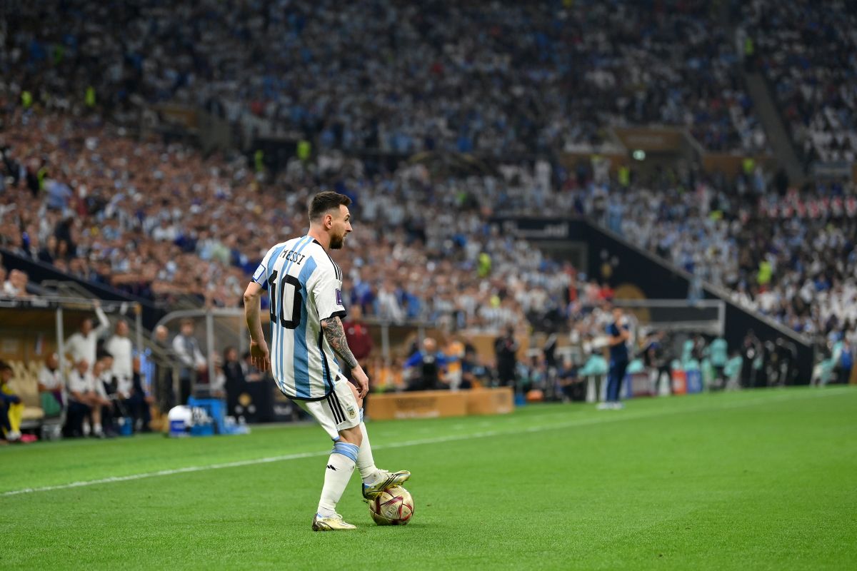 Messi fue elegido como mejor jugador de la Conmebol en 2022.