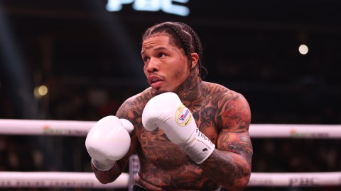 Gervonta Davis durante su pelea ante Héctor García.