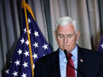 Former Vice President Mike Pence Speaks At The Coolidge And American Project Conference
