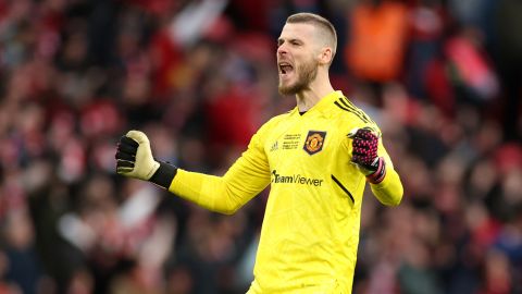 David de Gea se consagró con la Copa de la Liga este domingo. /Foto: Getty Images