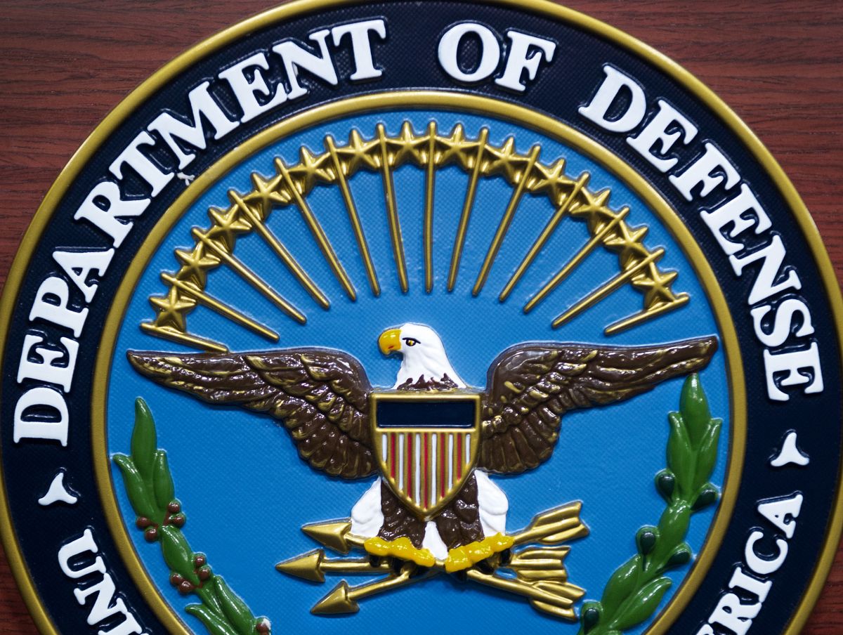 Logo del Departamento de Defensa de Estados Unidos.