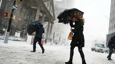 Massive Snowstorm Brings Up To Foot Of Snow To Large Swath Of Northeast