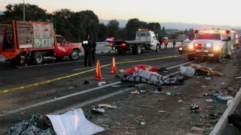 MEXICO-RELIGION-ACCIDENT-PILGRIMS-VIRGIN OF GUADALUPE