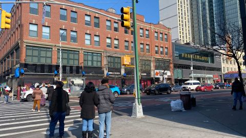 Harlem a la altura de 125th St, Alto Manhattan.