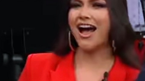 Raúl González con Ana Patricia Gámez en 'Enamorándonos USA'