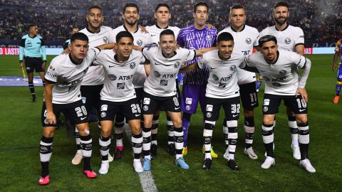 San Luis Potosí, San Luis Potosí, 14 de febrero de 2023. Foto de equipo de América, durante el partido de la jornada 7 del torneo Clausura 2023 de la Liga BBVA MX, entre el Atlético San Luis y las Águilas del América, celebrado en el estadio Alfonso Lastras. Foto: Imago7/ Tony Hidalgo